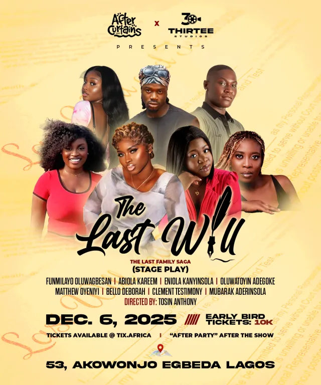 THE LAST WILL Stage Play